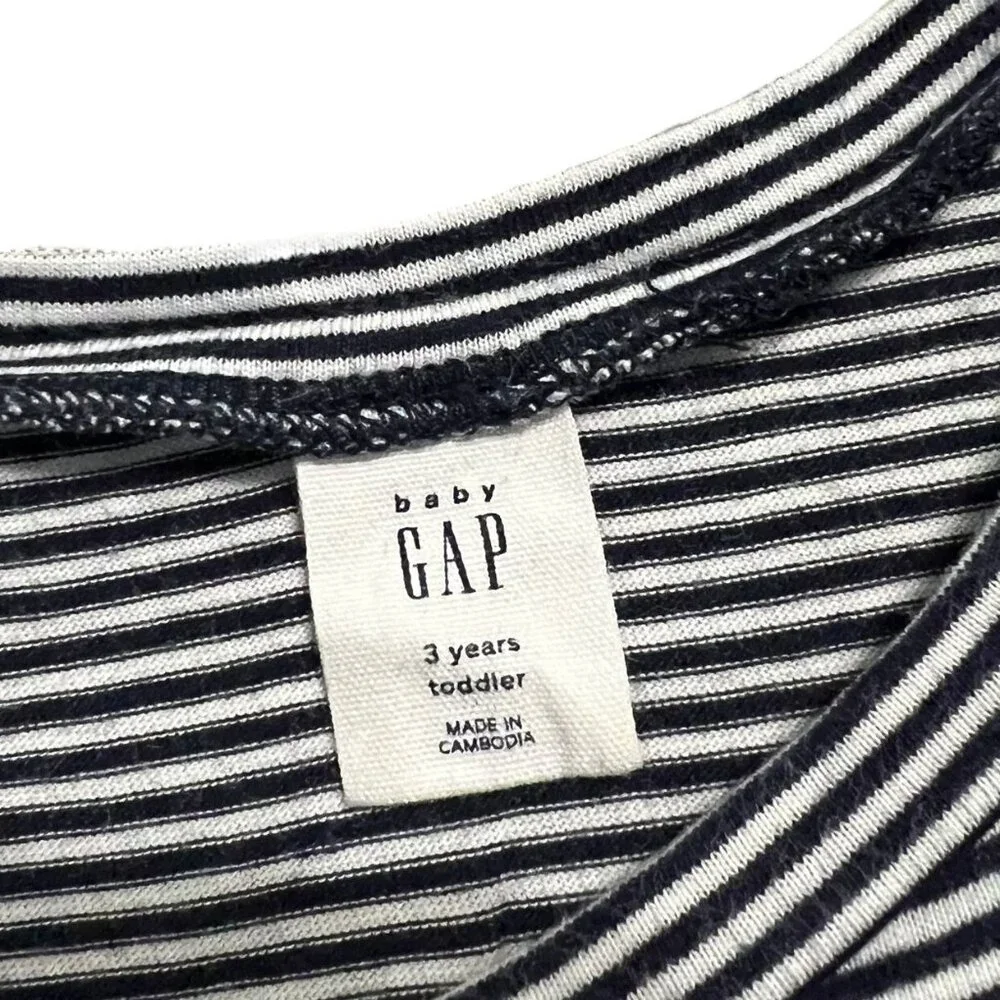 Baby Gap 3Y Striped Knit Dress